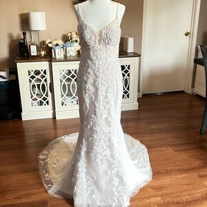 Stella York Romantic Floral Wedding Dress